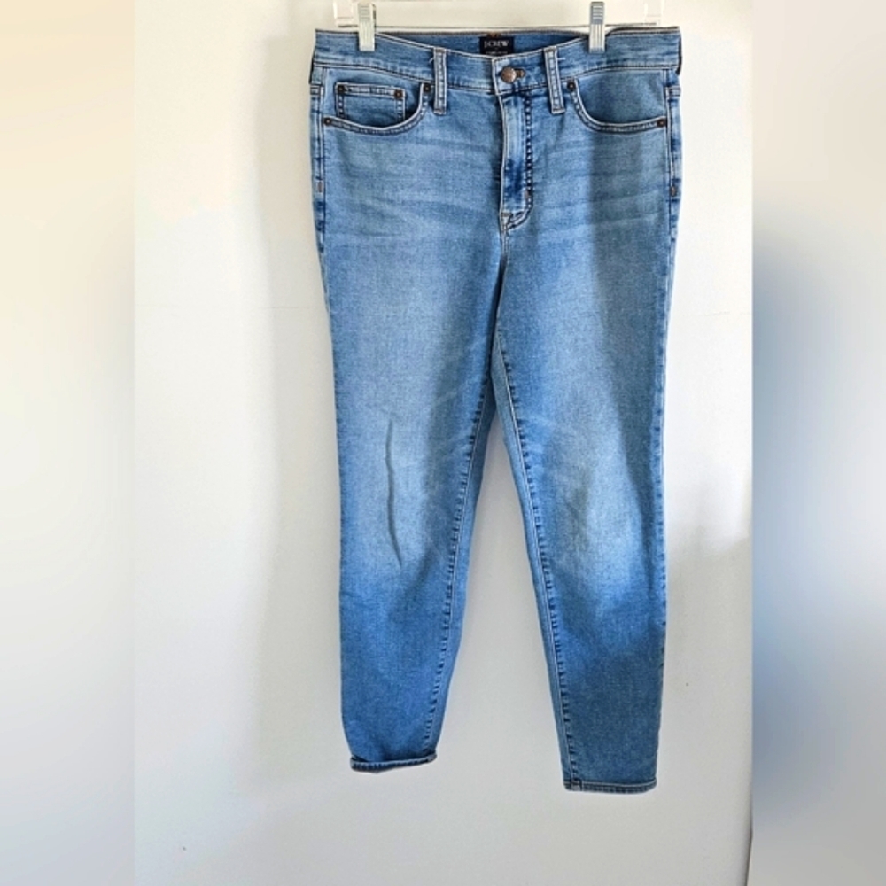 J. Crew 9" mid-rise skinny jeans